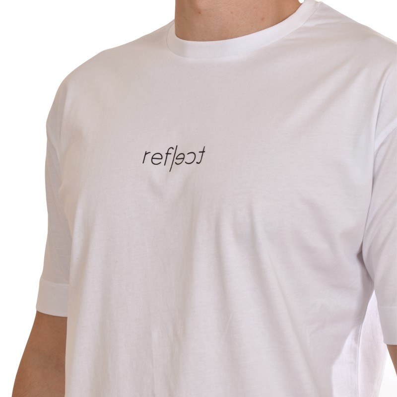 Brokers Reflect Logo Loose Fit T-Shirt-White