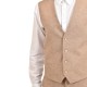 Bizzaro Gilet Linen-Beige