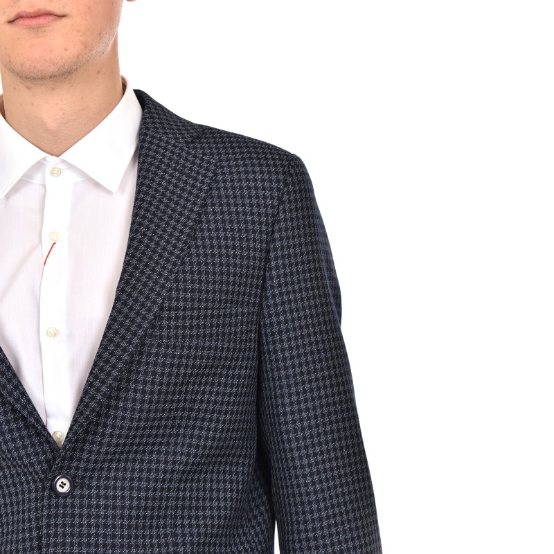 Bizzaro Blazer Pied De Poule 775/2-DK Blue/White