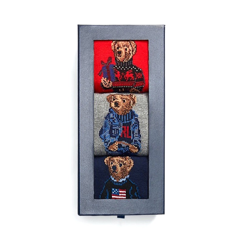 Polo Ralph Lauren Polo Bear Crew Sock 3-Pack-GB 3 Bears