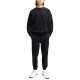 Hugo Stretch Cotton Regular Fit Sweatshirt With Stacked Logo-Black