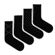 Boss Gift Boxed Four Pack Regular Length Socks-Black