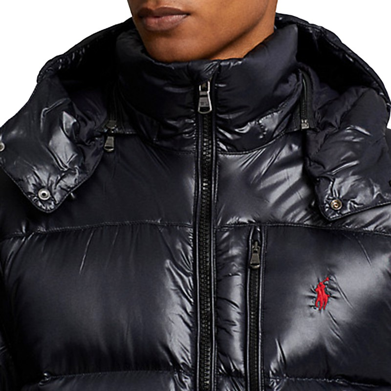 Polo Ralph Lauren Glossy Jacket Water Repelent-Polo Black