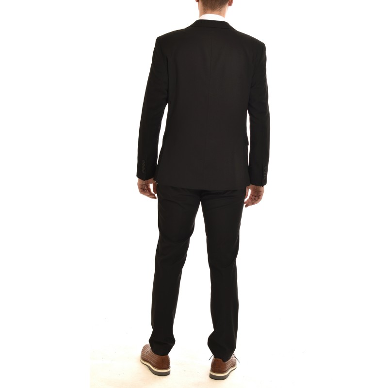 Bizzaro Suit With Gold Bizzaro Button-Black