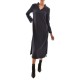 Lotus Eaters V-Neck A Fit Long Dress-Dark Blue