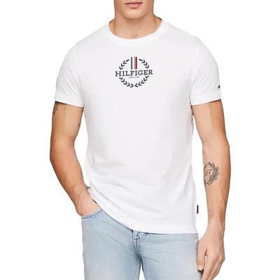 Tommy Hilfiger Global Stripe Wreath T-Shirt - White