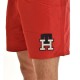 Tommy Hilfiger Monogram Mid Length Swimshorts-Primary Red