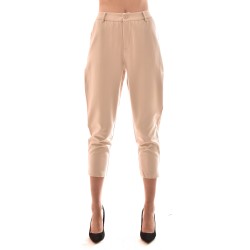 Lotus Eaters Relaxed Fit Crepe Trousers-Cream